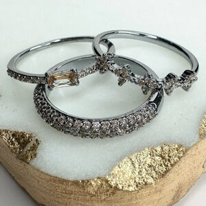 Bomb Party Luxe Bands Be The Go Getter Smokey Topaz Size 9 NWT RBP8115